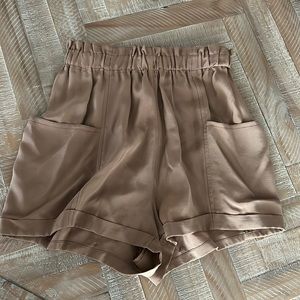 Aritzia Wilfred Harulia Silk Shorts